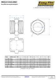 Afmetingen messing borstnippels